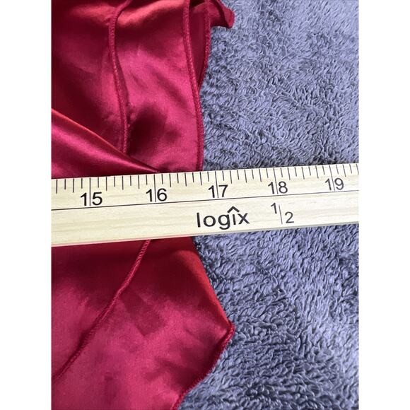 Babe Women’s Shirt Red Size Large Off Shoulder Ruffle Romper Play Suite Dust - Picture 12 of 13